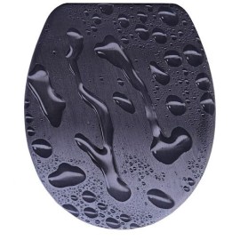 Duroplast WC ülőke Szürke vízcseppes